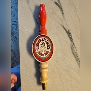George Killian's Irish Red Tap Handle - Red and Natural Wood